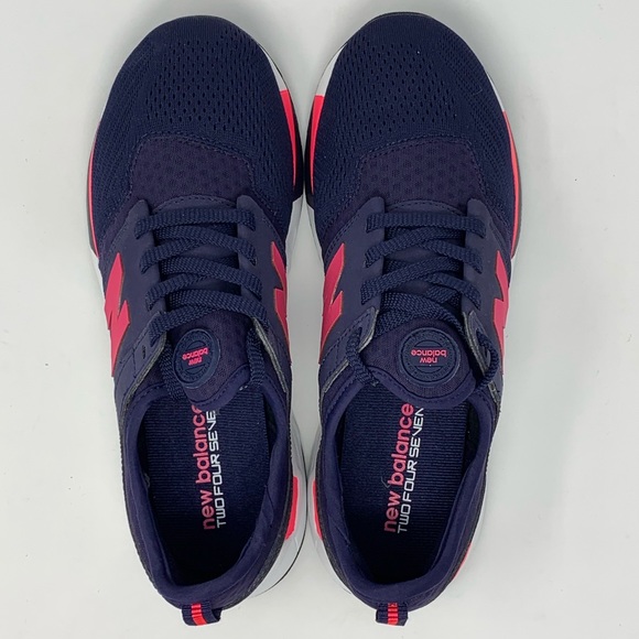 🆕 New Balance 247 Classic Sneakers - Navy/Pink - Picture 6 of 8